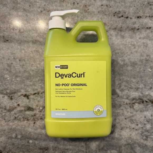 DevaCurl Other - DevaCurl No-Poo Original Zero Lather Cleanser For Rich Moisture, 64 Fl OZ Jug